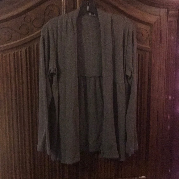 Knit Long Sleeved Cover Up Jacket - Picture 2 of 5